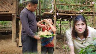 make coconut jam, take peach branches to prepare Tet for father and son