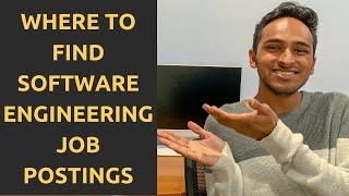 Where to Find Software Engineering Job Postings (for Internship and Full Time roles)