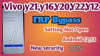 Vivo y21, y16 Y20 Y22 Y12 FRP Bypass without pc || Vivo all model frp bypass this method ||