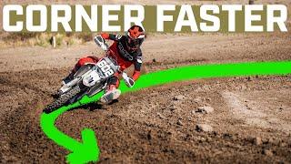 How To Corner Faster on a Dirt Bike Through Long Ruts