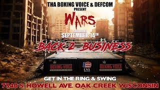 #Thaboxingvoice Border Wars Live Amateur Boxing Event From Wisconsin