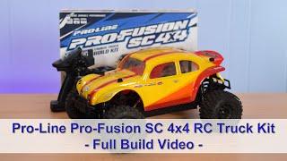 Pro-Line Pro-Fusion SC 4x4 RC Truck with Baja Bug Body - Full Build Video