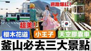 Vlog釜山必去！這些景點都好漂亮...天空膠囊列車太可愛了吧！《2023釜山自由行ep2》