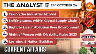 Current Affairs Today: The Analyst 24 October 2024 | Newspaper Analysis | Vajiram And Ravi