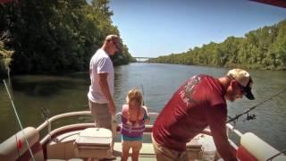 MILITARY GIRL CATCHES 10 CATFISH.Father & Son Outdoors TV