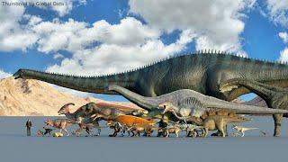 Dinosaur Size Comparison | 3d Animation Comparison | Real Scale Comparison