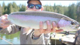 Chironomid Fishing in Shallow Water for BIG Trout!