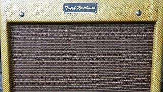 Tweed Reverbman. Modified Fender Tweed Bassman 5F6A circuit and 6G15 Reverb Unit in a Champ cabinet.