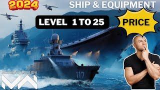 Modern Warships Level 25 Shop 2024