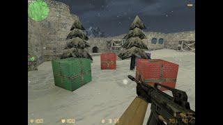 28 Counter-Strike CS 1.6 de_dust2_xmas gameplay vs expert bots christmas xmas