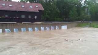 Hochwasser Innstrasse Mangfallbrücke