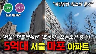 '초역세권' 이 가격이 마포라고? | 5억대에 서울에서 내집마련! | 가성비 끝판왕 아파트!