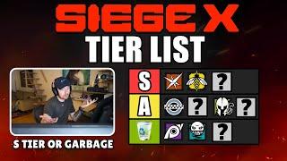 Siege X Operator Tier List