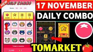 Tomarket Airdrop Combo 17 November | Tomarket Daily Combo Today | Tomarket Secret Combo Today