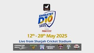Seven Districts Emirates D10 powered by Fancode | Abu Dhabi v Ajman | M17 | Sharjah Stadium