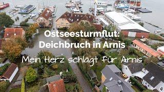 Sturmflut: Deichbruch in Arnis