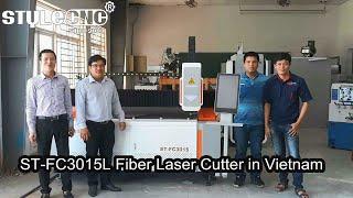 Vietnam Customer Feedback about ST-FC3015L Fiber Laser Cutter Machine