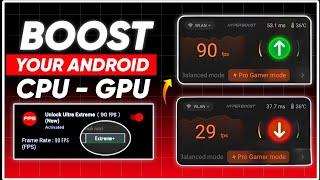 Boost Your Android Performance  Increase FPS in all Games | 90 FPS [ no root ]