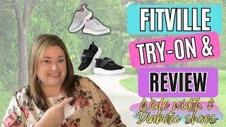 FITVILLE SHOE TRY-ON & REVIEW | WIDE WIDTH & DIABETIC SHOES