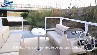 Allhouse HB 820 Houseboat Test