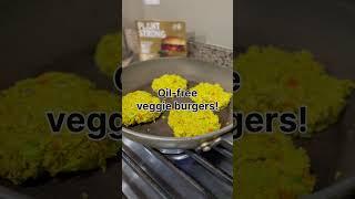 Delicious oil-free vegan burgers 