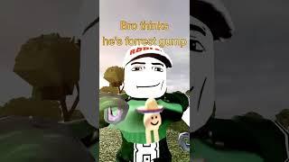 Bro thinks he's Forrest Gump..  | Real Plane Physics Test Roblox. #forrestgump #roblox #memes