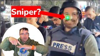 Is this Journalist being Targeted by a Sniper?