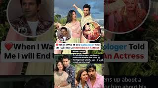 Vivek Dahiya reveals astrologer told him he would marry actress when he was 18#news#divyankatripathi