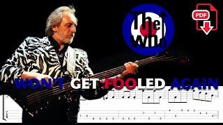 The Who - Won’t Get Fooled Again (Accurate Bass Tabs) @ChamisBass #thewhobass #chamisbass