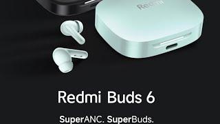 Redmi Buds 6 -  Earbuds Hybrid ANC Premium Dual-Driver Sound, Quad-Mic AI ENC 42 Hours Playback