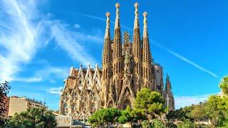 [4K] Barcelona, Spain: Basilica of the Sagrada Família,  Gaudi's glorious vision. Oct. 2022