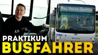 Praktikum als BUSFAHRER | Ein Aaron für alle Fälle!