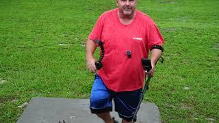 Minelab Manticore vs Deus II 9 inch coil iron test