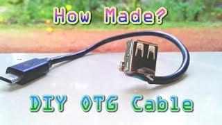 DIY OTG Cable || How to Make Your Own OTG Cable From Scrap? #otg