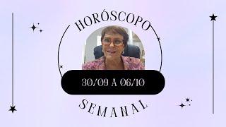 Horóscopo Semanal - 30 de Setembro a 06 de Outubro de 2024, por Márcia Fernandes