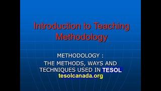 TESOL Canada- Session Five- 2024/07/10