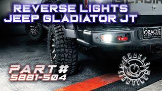 Jeep Gladiator Rear Bumper LED Reverse Lights from ORACLE Lighting- Installation Guide DIY