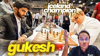 Gukesh's Black Magic | Vignir Stefansson vs Gukesh | Chess Olympiad 2024