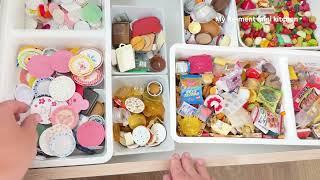 Miniature kitchen set installation ASMR Re-ment collection