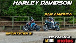 Harley Davidson Pan America VS Sportster S: Maximum Revolution? | Comparison