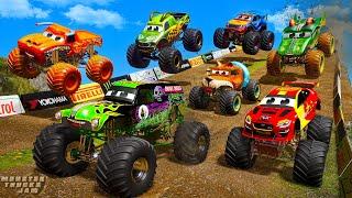 Monster Jam Madness: Epic Monster Trucks Racing & High-Speed Stunts on Forest Hill Track!