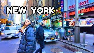  NYC WALKING TOUR  | 6TH Avenue Central Park South To Herald Square (RUSH HOUR)