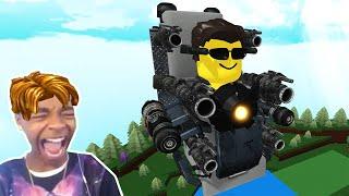 Roblox BUILD A BOAT Funny Moments Memes (G-MAN SKIBIDI TOILET)