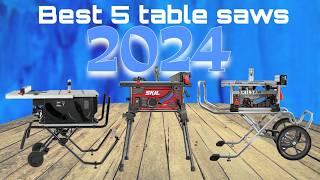 Best 5 Table Saws In 2024