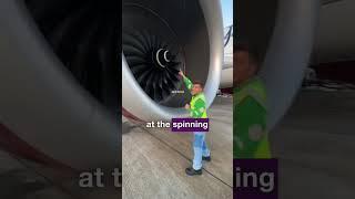 Chinese Lady ने ये क्या किया  | Chinese Lady Through Coin In Plane's Engine | #shorts