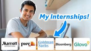 All My Internships REVEALED (and how I got them)