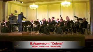 Bert Appermont "Colors" for trombone Robins Jānis Lellis /trombone/