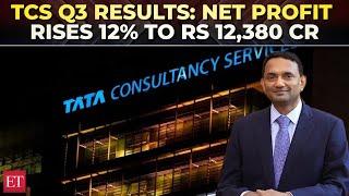 TCS Q3 results: Net profit rises 12% to Rs 12,380 cr, beats estimates; Management Commentary