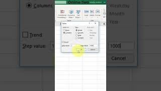 Serial Number Auto In MS Excel || Fill Series Auto in Excel