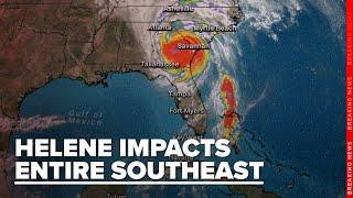 Helene leaves widespread damage across the South